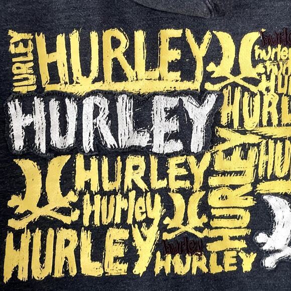 HURLEY FULL ZIP HOODIE JACKET‎ SIZE L - Picture 4 of 6
